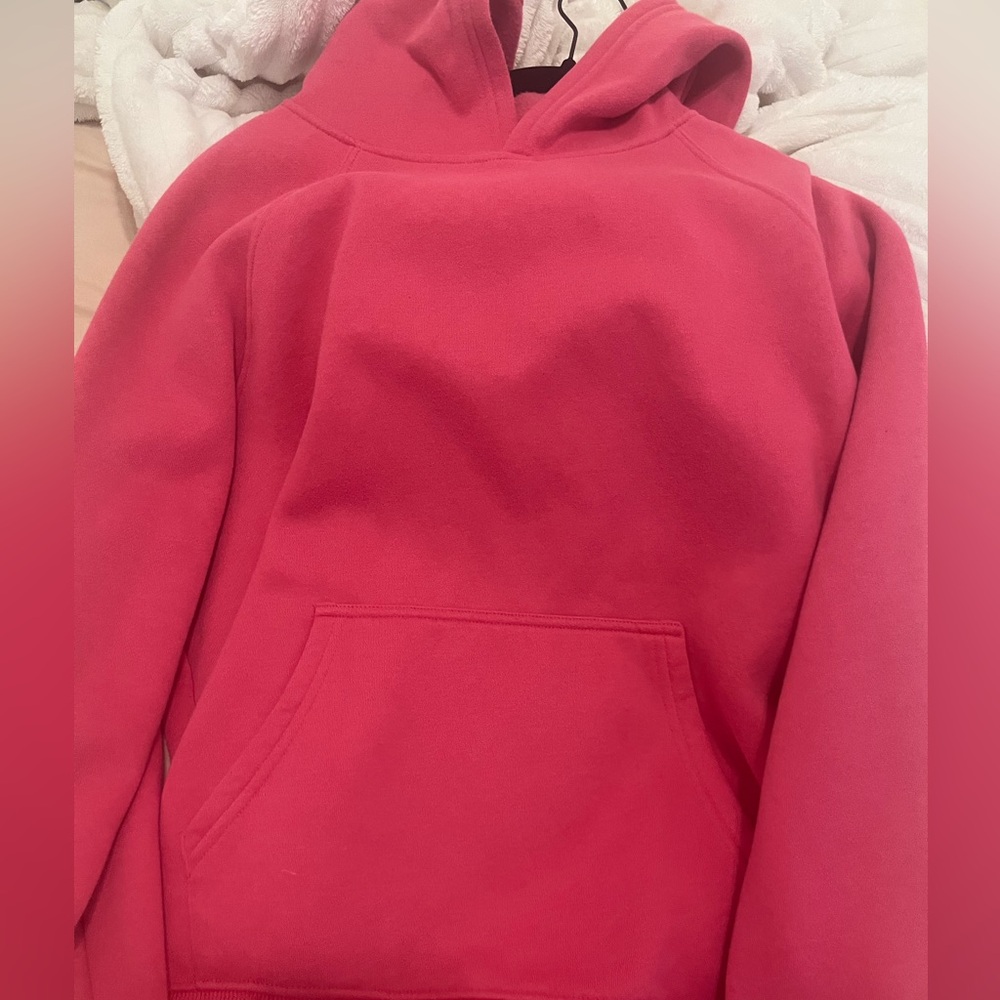 hot pink hoodie